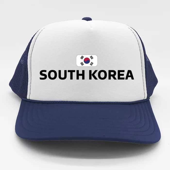 South Korea Flag Trucker Hat