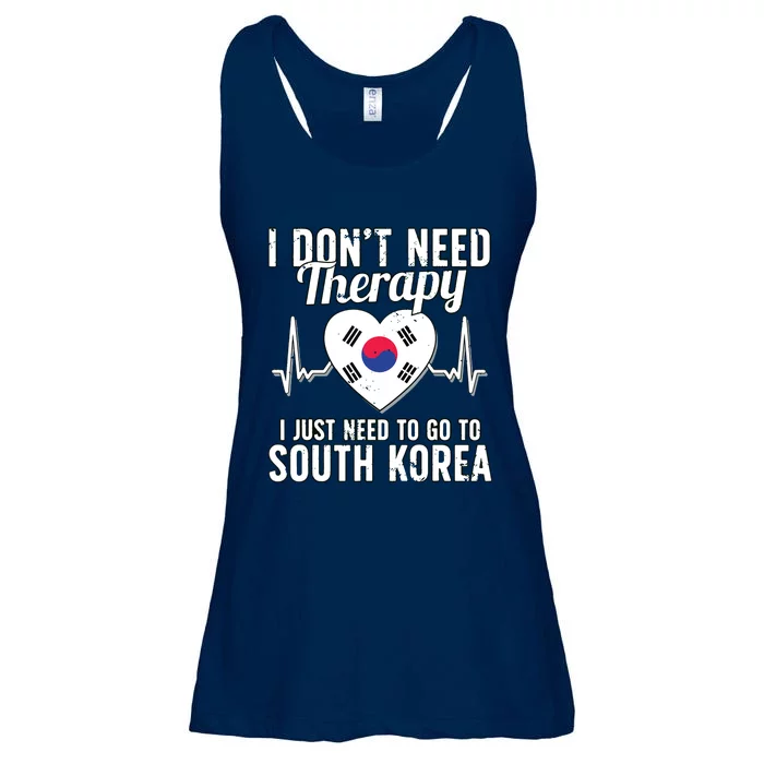 South Korean Flag I South Korea Flag I South Korea Ladies Essential Flowy Tank