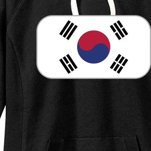 South Korea Flag Soccer World Cup 2022 Women's Fleece Hoodie