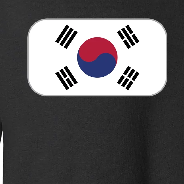 South Korea Flag Soccer World Cup 2022 Toddler Sweatshirt