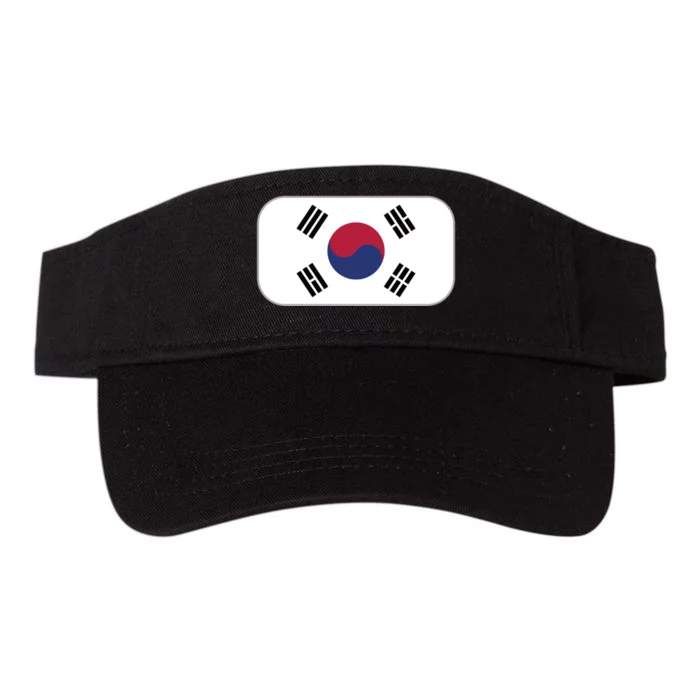 South Korea Flag Soccer World Cup 2022 Valucap Bio-Washed Visor