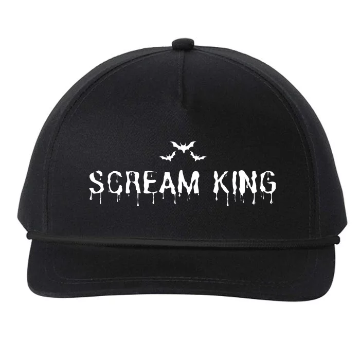 Scream King Funny Halloween Snapback Five-Panel Rope Hat