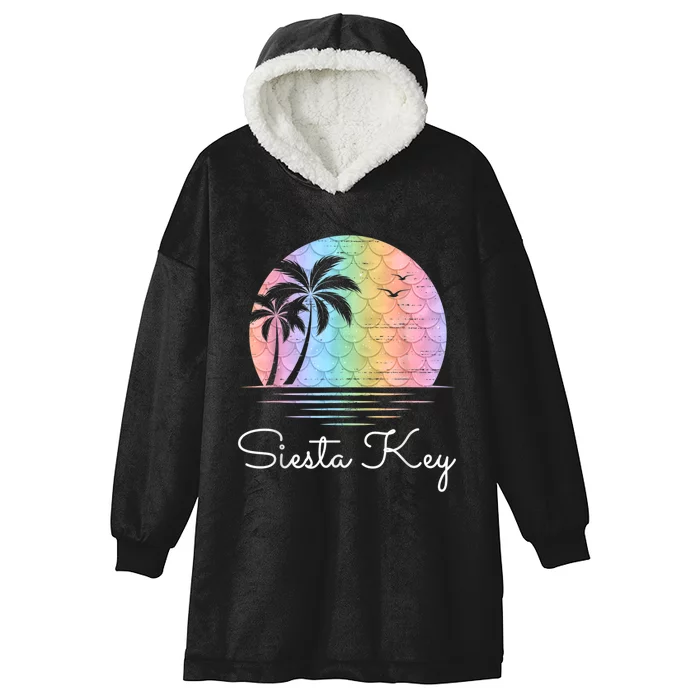 Siesta Key Florida Vacation Beach Island Family Group Hooded Wearable Blanket