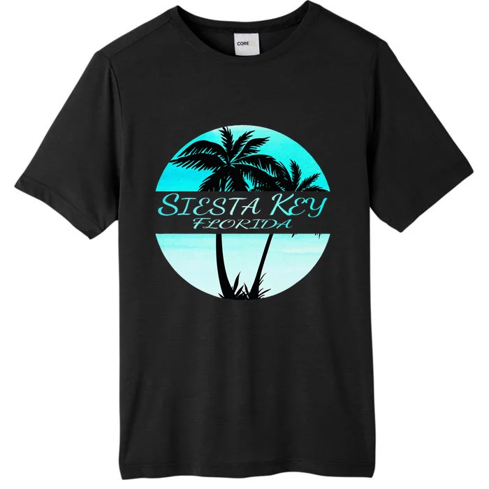 Siesta Key Florida Palm Trees Souvenir ChromaSoft Performance T-Shirt