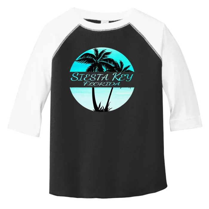 Siesta Key Florida Palm Trees Souvenir Toddler Fine Jersey T-Shirt