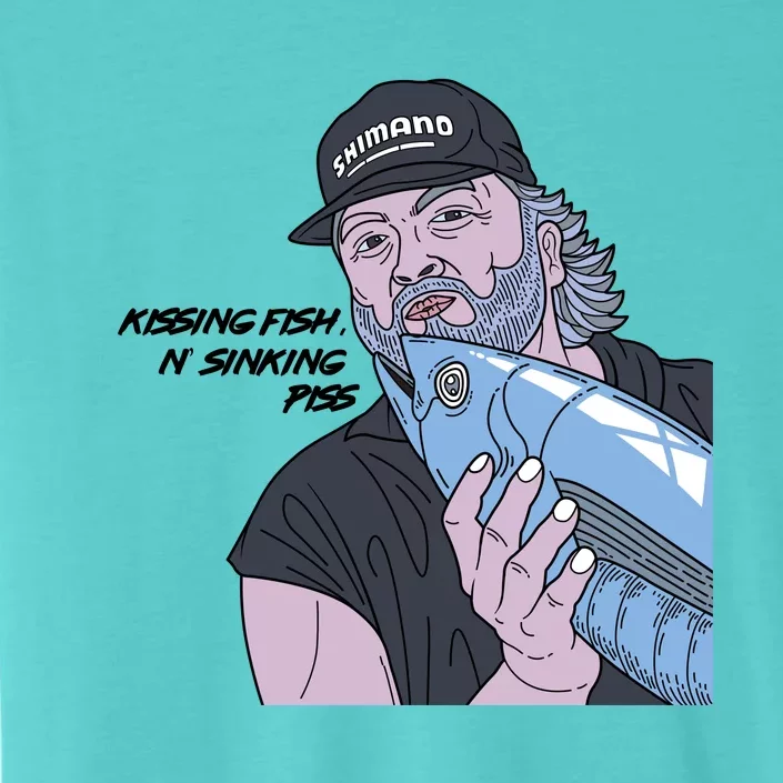 Shimano Kissing Fish N Sinking Piss ChromaSoft Performance T-Shirt