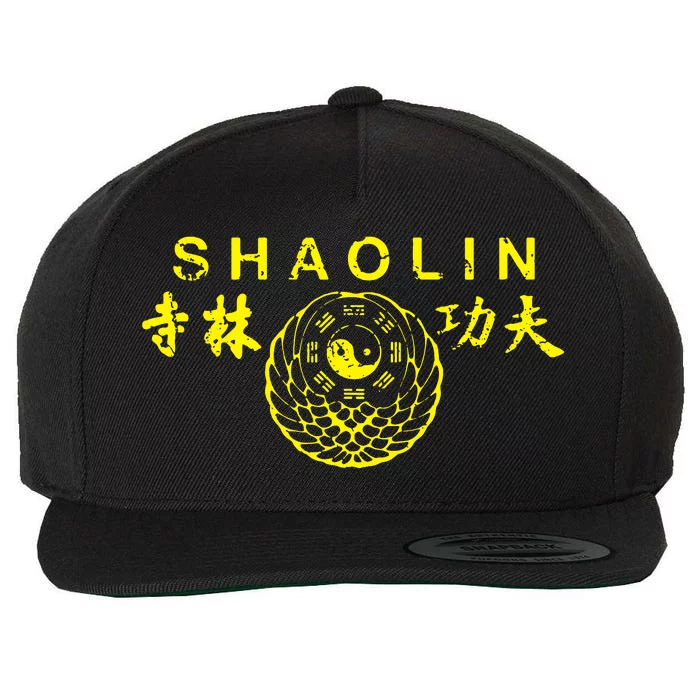 Shaolin Kung Fu Chinese Martial Arts Wool Snapback Cap