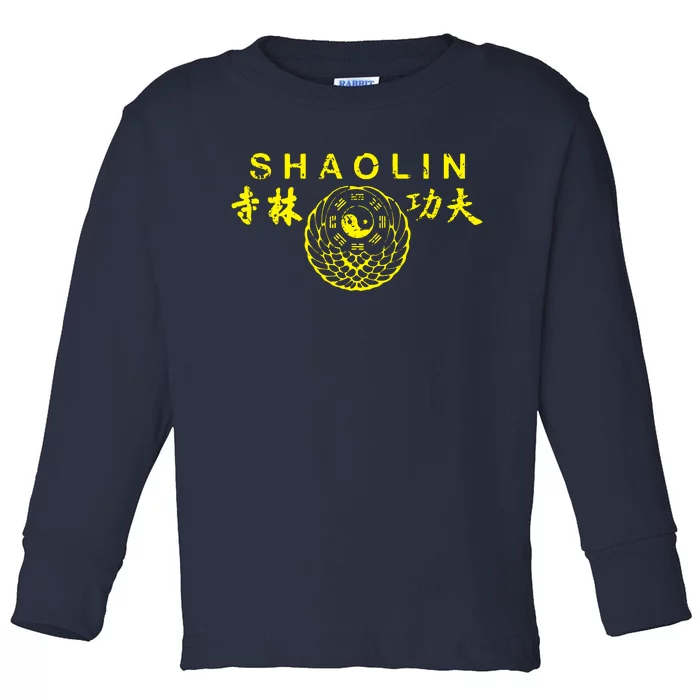 Shaolin Kung Fu Chinese Martial Arts Toddler Long Sleeve Shirt