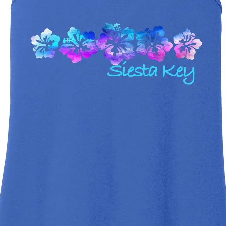 Siesta Key Florida Tropical Flower Great Giftgiftvacation Beach Gift Ladies Essential Tank