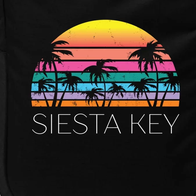 Siesta Key Florida Retro Beach Vacation Souvenir Summer West Great Gift Impact Tech Backpack