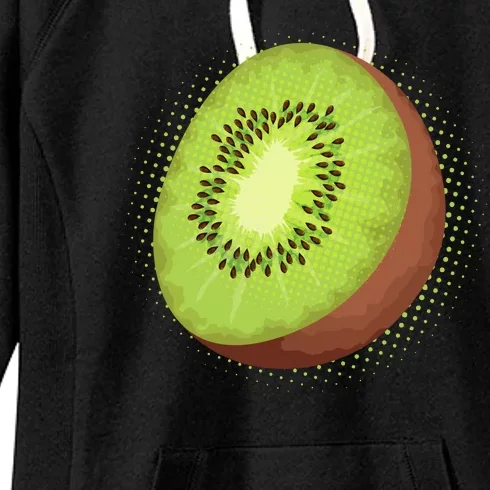 Summer Kiwi Fruit Women's Fleece Hoodie