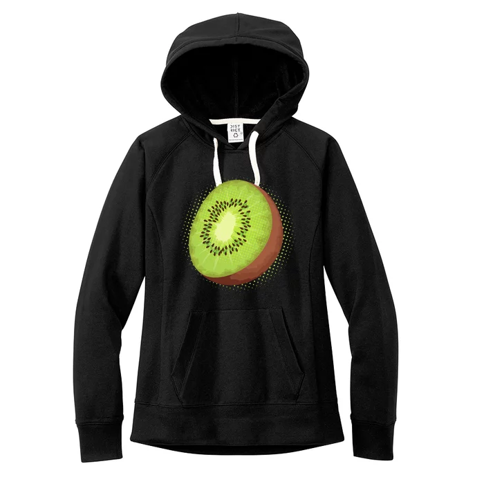 Summer Kiwi Fruit Women's Fleece Hoodie