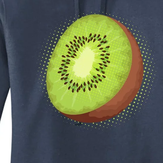 Summer Kiwi Fruit Women's Pullover Hoodie