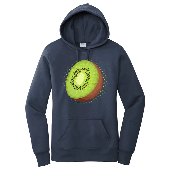 Summer Kiwi Fruit Women's Pullover Hoodie