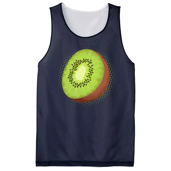 Summer Kiwi Fruit Mesh Reversible Basketball Jersey Tank