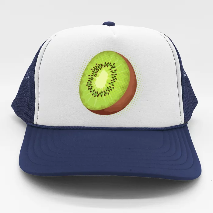 Summer Kiwi Fruit Trucker Hat