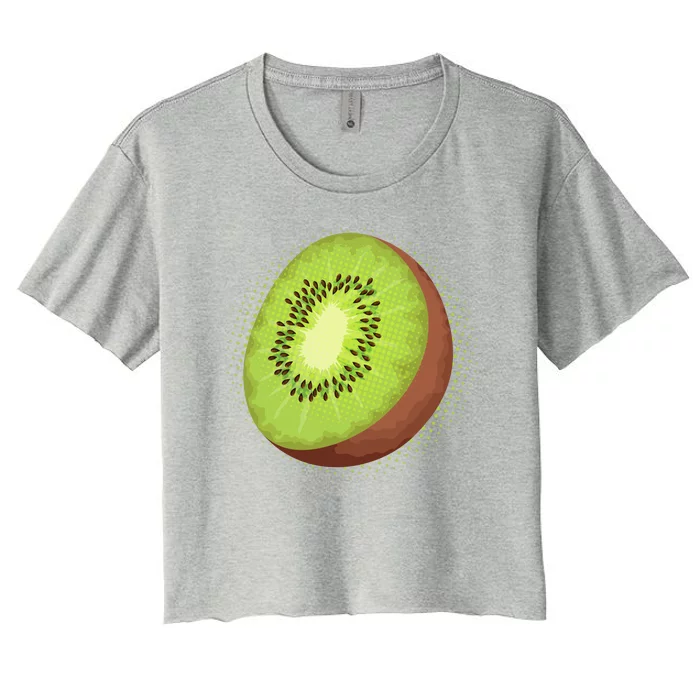 Summer Kiwi Fruit Women's Crop Top Tee