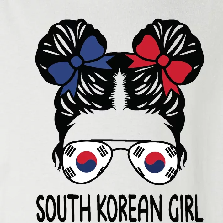 South Korean Girl Messy Hair South Korea Pride Womens Kids Toddler Long Sleeve Shirt