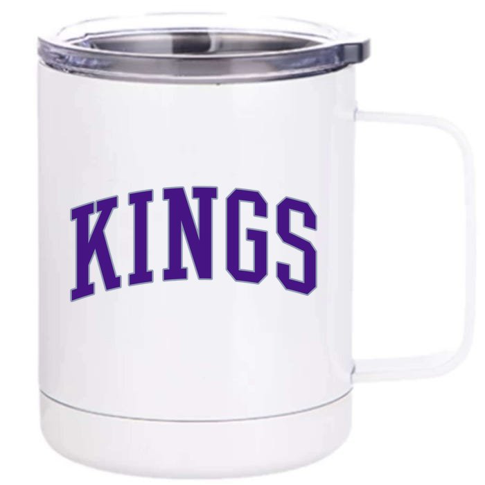 Sacramento Kings Gift Front & Back 12oz Stainless Steel Tumbler Cup