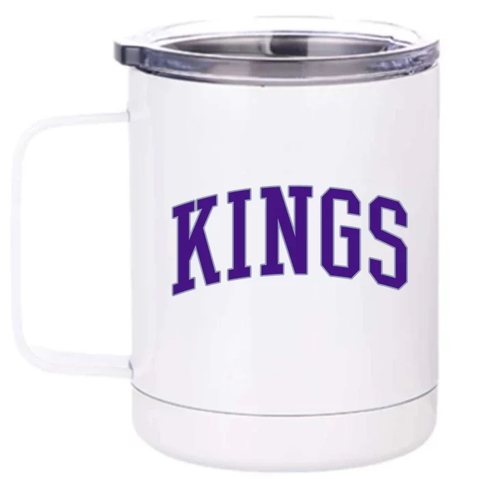 Sacramento Kings Gift Front & Back 12oz Stainless Steel Tumbler Cup