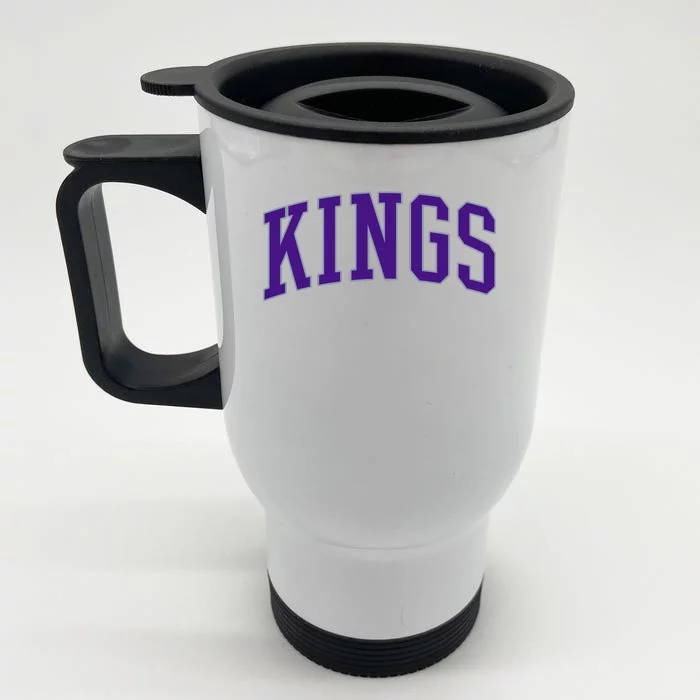 Sacramento Kings Gift Front & Back Stainless Steel Travel Mug