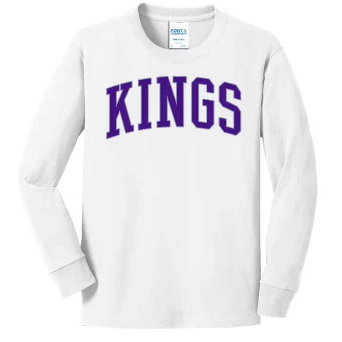 Sacramento Kings Gift Kids Long Sleeve Shirt