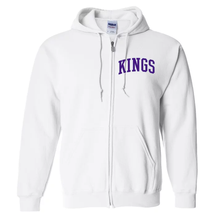 Sacramento Kings Gift Full Zip Hoodie