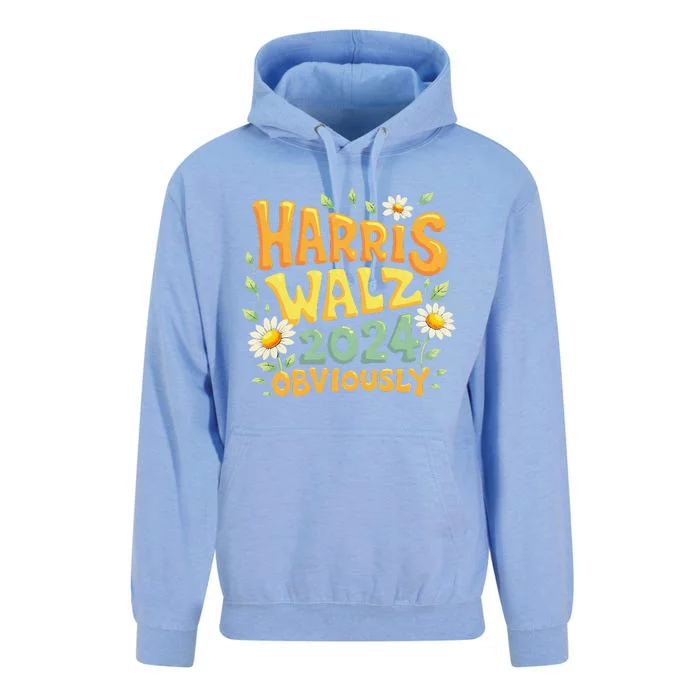 Support Kamala Harris Walz 2024 Obviously Kamala Harris 2024 Unisex Surf Hoodie