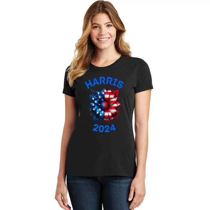 Sunflower Kamala Harris 2024 Women's T-Shirt