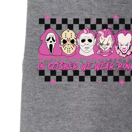 Serial Killer Horror Movies Breast Cancer Wear Pink In October Doggie 3-End Fleece Hoodie