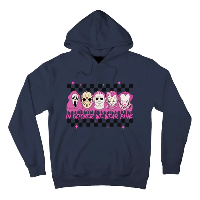 Serial Killer Horror Movies Breast Cancer Wear Pink In October Hoodie