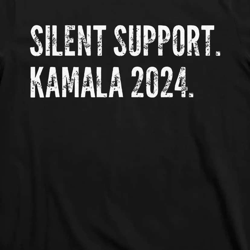 Simple Kamala Harris 2024 Silent Support Election 2024 T-Shirt