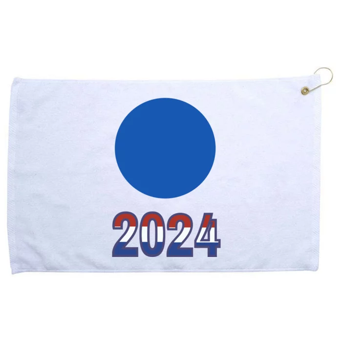 Support Kamala Harris 2024 Election Vote Blue Dot Historic Grommeted Golf Towel