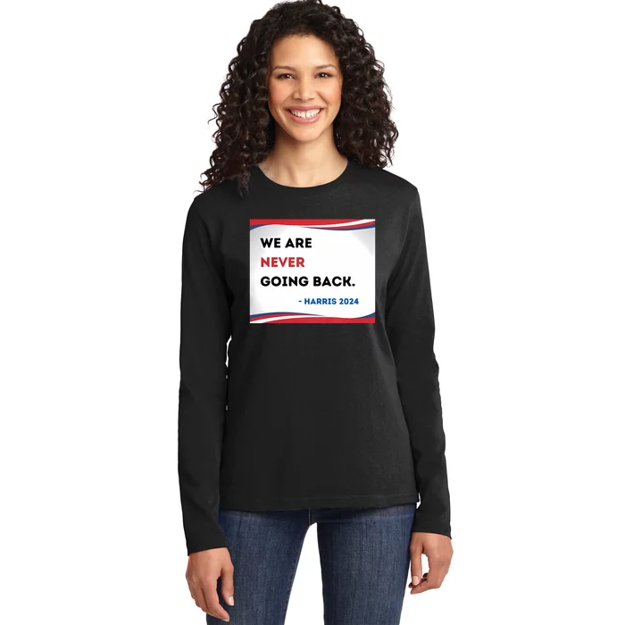 Support Kamala Harris 2024 Pro Women Rights Ladies Long Sleeve Shirt