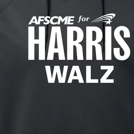 Sean Kitchen Harris Walz Afscme Performance Fleece Hoodie