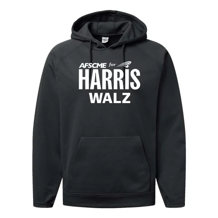 Sean Kitchen Harris Walz Afscme Performance Fleece Hoodie