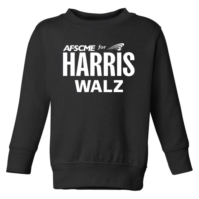 Sean Kitchen Harris Walz Afscme Toddler Sweatshirt