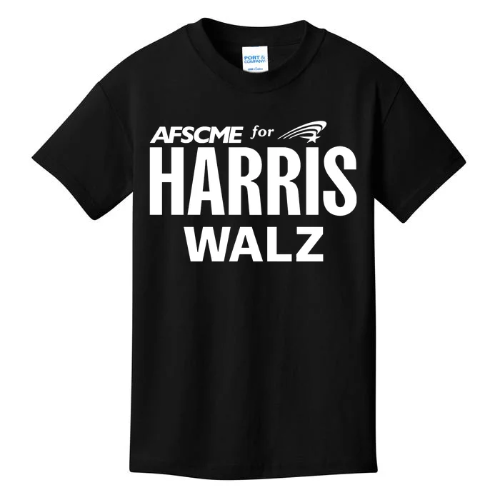 Sean Kitchen Harris Walz Afscme Kids T-Shirt