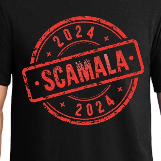 Scamala Kamala Harris Unmasked 2024 Pajama Set