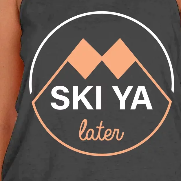 Ski Ya Later Women's Knotted Racerback Tank