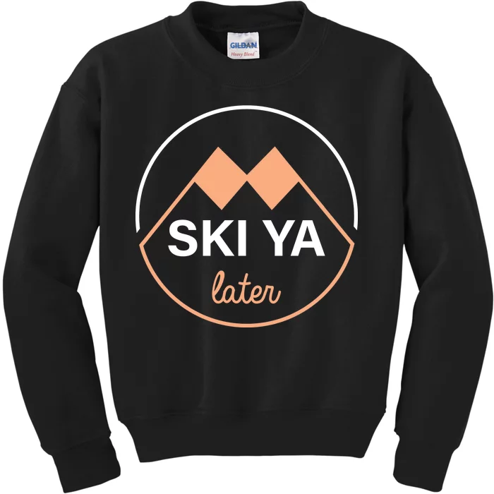 Ski Ya Later Kids Sweatshirt