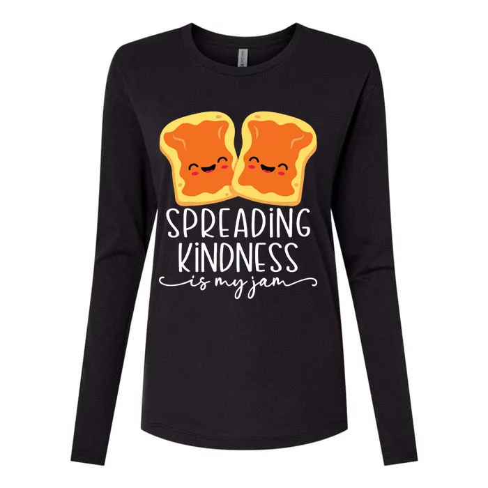 Spreading Kindness Is My Jam Orange Unity Day Anti Bullying Womens Cotton Relaxed Long Sleeve T-Shirt