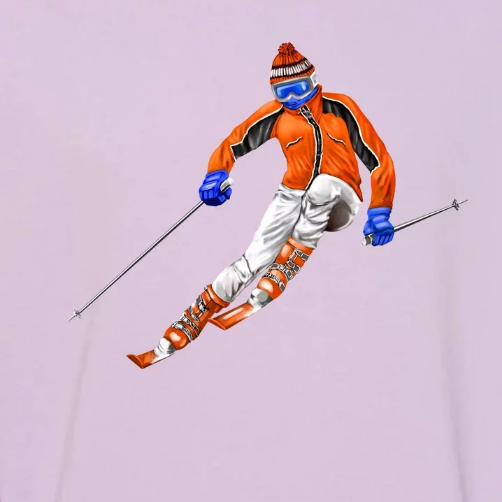 Skiing Downhill Garment-Dyed Sweatshirt