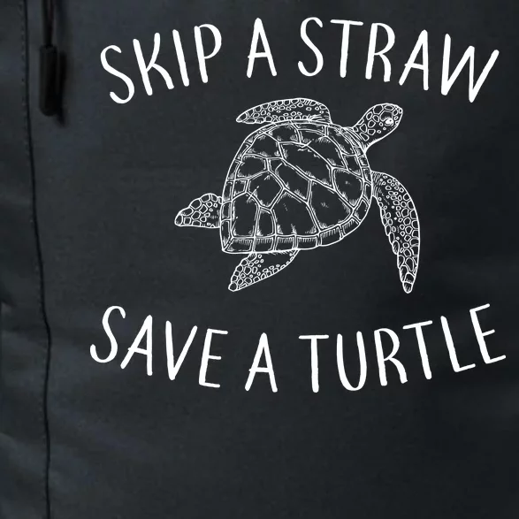 Skip a Straw Save a Turtle Daily Commute Backpack