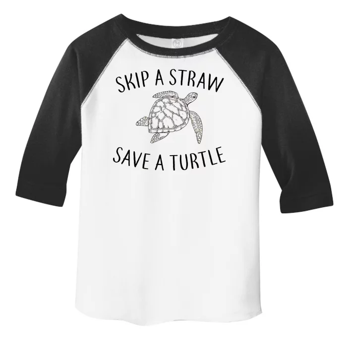 Skip a Straw Save a Turtle Toddler Fine Jersey T-Shirt