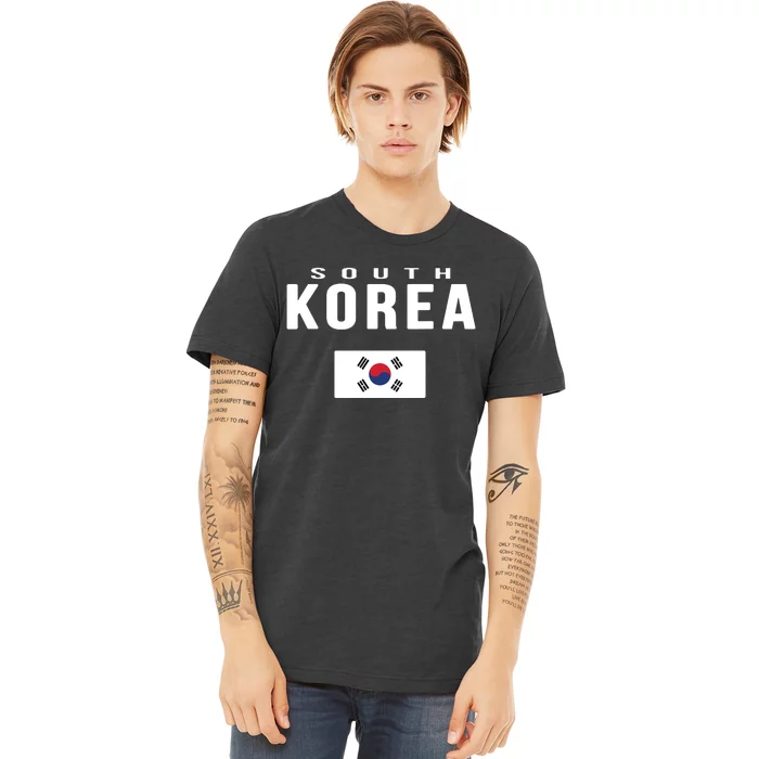 South Korea Korean Flag Gift Souvenir Premium T-Shirt