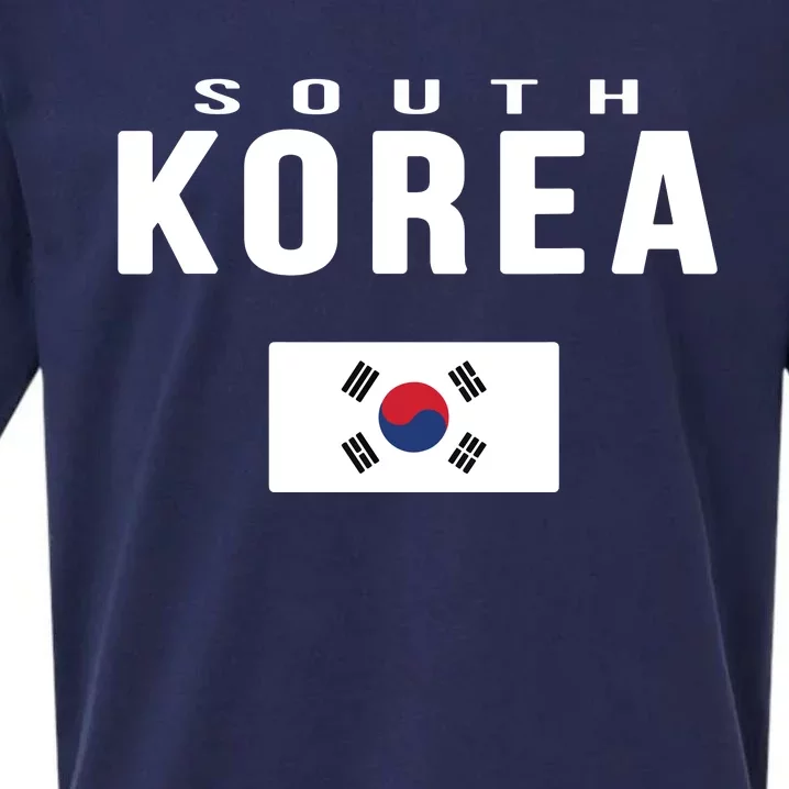 South Korea Korean Flag Gift Souvenir Sueded Cloud Jersey T-Shirt