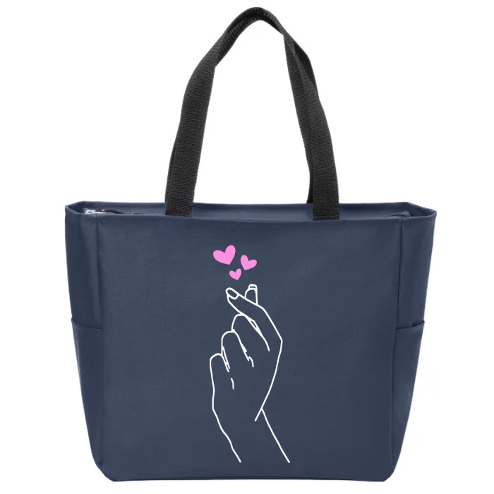 Saranghae Korean Kdrama Lovers Zip Tote Bag