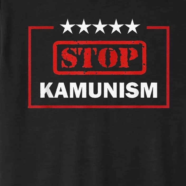 Stop Kamunism Kamala Harris 2024 Trump Vance ChromaSoft Performance T-Shirt