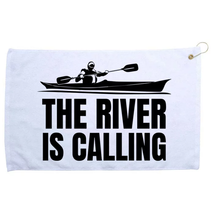 Sea Kayaking Kayaker With An Ocean Kayak Gift Grommeted Golf Towel